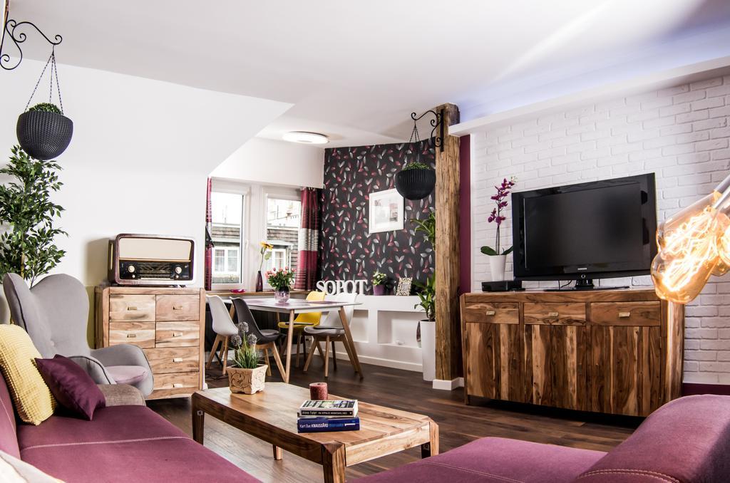 Klimatyczny Apartament Salamandra W Sopocie Lägenhet Sopot